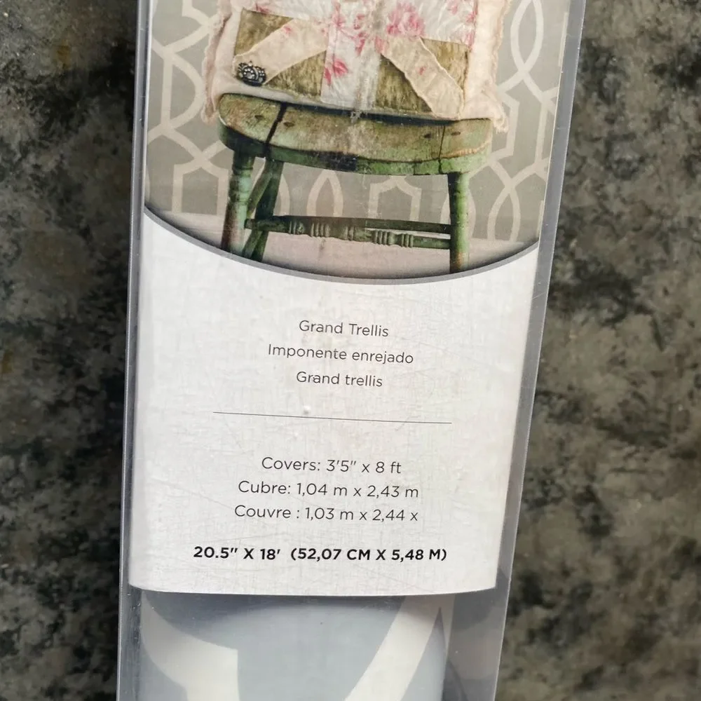 NIB Wall Pops! Nu Wallpaper Style Gran Trellis